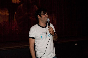 jsugarcia Jsu Garcia at The Wayshower test screening in Cape Cod, July 2010