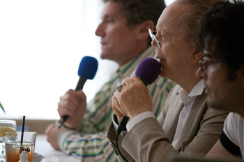 Dr. Paul Kaye, Dr. John-Roger, Dr. Jsu Garcia at Cape Cod workshop July 2010