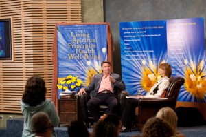 John Morton and Leigh Taylor-Young at MSIA's August 2010 webcast