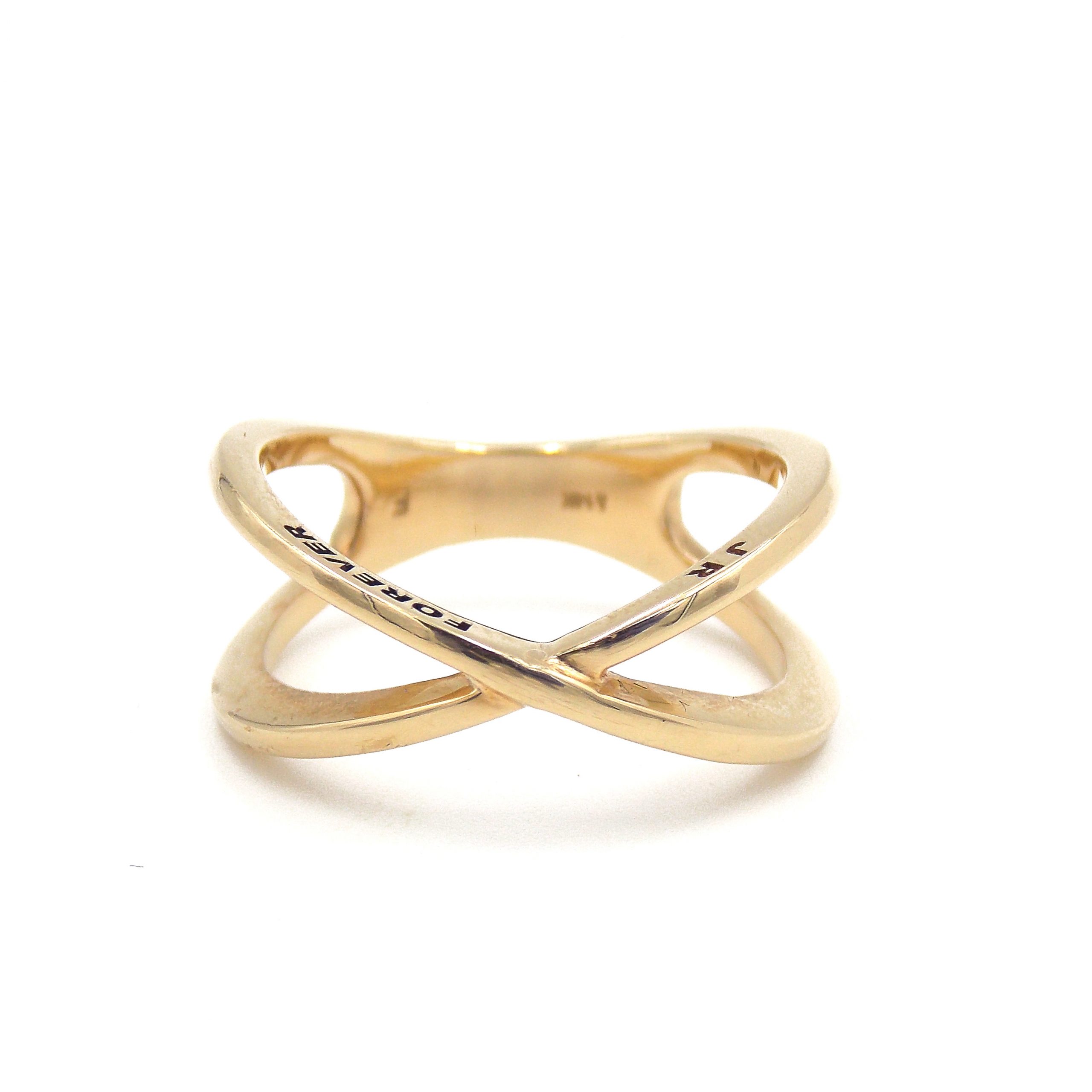 C C Designer Inspired Ring - 14K Yellow Gold – Marie's Jewelry Store